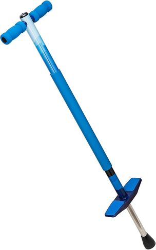 أليكس: عصا سوبر جو بوجو - أزرق - لعبة القفز والتوازن في الهواء الطلق، إطار مبطن، مقابض ناعمة، ترتد حتى 2 بوصة، للأطفال من سن 88 إلى 154 رطلًا، لعمر 9 سنوات فما فوق in Kuwait