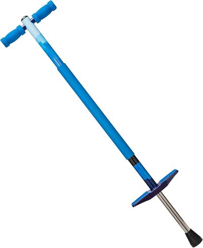 أليكس: عصا سوبر جو بوجو - أزرق - لعبة القفز والتوازن في الهواء الطلق، إطار مبطن، مقابض ناعمة، ترتد حتى 2 بوصة، للأطفال من سن 88 إلى 154 رطلًا، لعمر 9 سنوات فما فوق in Kuwait