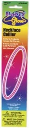 Pink Glow Necklace (1 Pc.) - Ultimate Party Accessory for Concerts, Birthdays, Halloween, New Year & Christmas in Saudi Arabia