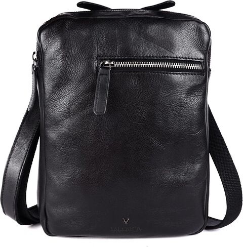 Genuine Italian Leather Shoulder Crossbody Sling Bag for Men - Adjustable Strap for Office, Travel, Casual & Hiking in Saudi Arabia
