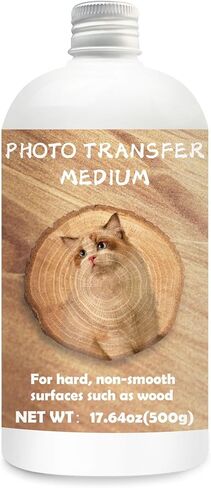 100g Photo Transfer Medium Gel, Gel Medium for Photo Transfer Can Transfer Photos to Wood and Other Hard Surfaces, Ideal for DIY Craft Enthusiasts to Decorate Their Home in Saudi Arabia