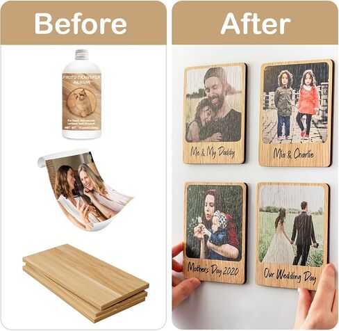 100g Photo Transfer Medium Gel, Gel Medium for Photo Transfer Can Transfer Photos to Wood and Other Hard Surfaces, Ideal for DIY Craft Enthusiasts to Decorate Their Home in Saudi Arabia