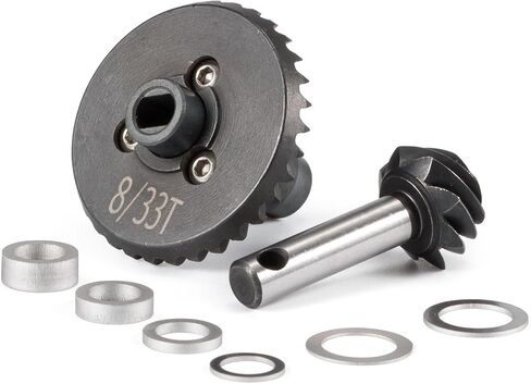 Overdrive Underdrive Helical Axle Gear Set 24/8T 27/8T 30/8T 33/8T for Axial SCX10 AR44 AR45 Capra Axle VS4-10 F9 Phoenix F10 (33T 8T) in Kuwait