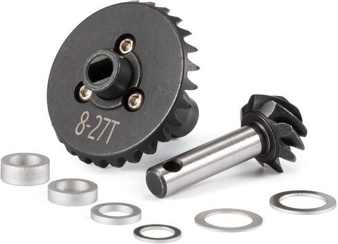 Overdrive Underdrive Helical Axle Gear Set 24/8T 27/8T 30/8T 33/8T for Axial SCX10 AR44 AR45 Capra Axle VS4-10 F9 Phoenix F10 (33T 8T) in Kuwait