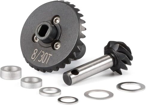 Overdrive Underdrive Helical Axle Gear Set 24/8T 27/8T 30/8T 33/8T for Axial SCX10 AR44 AR45 Capra Axle VS4-10 F9 Phoenix F10 (33T 8T) in Kuwait