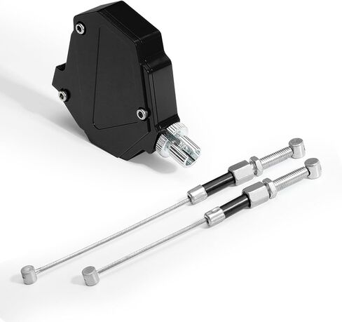 Motorcycle Clutch Lever Cable Kit CNC Aluminum Clutch Economizer with Cable, Universal Easy Pull Clutch Lever- Black in Saudi Arabia