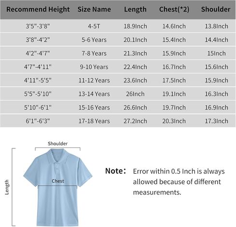 3 Pack Boys Youth Kids Polo Shirt Mesh Athletic Dry-Fit Short Sleeve Golf Shirt Moisture Wicking Active Tops(Age 5-16) in Saudi Arabia