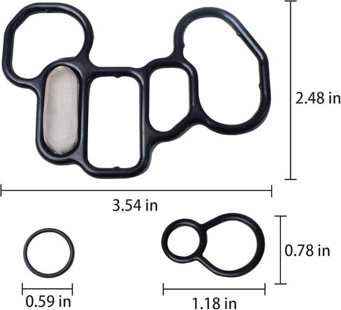 15825-P8A-A01 حشية محول فلتر الزيت لحشية الرأس متوافقة مع 97-21 Honda Accord Crosstour Odyssey Ridgeline Pilot، CL MDX RDX RL RLX TL TLX TSX ZDX 3.0L 3.5L 36172-P8A-A01 91319-PR3-000 in Kuwait