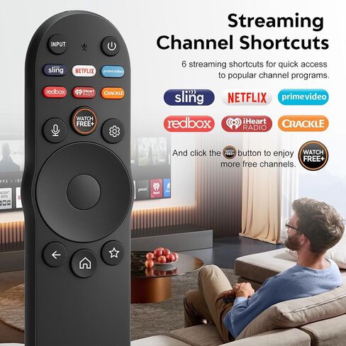 (Pack of 2) Replacement-Remote-Control Only for Roku-TV, for TCL Roku/Hisense Roku/Philips Roku/Onn Roku/Sharp Roku/Element Roku/Insignia Roku/Westinghouse Roku Smart TVs (Only Applies to Roku TV) in Kuwait