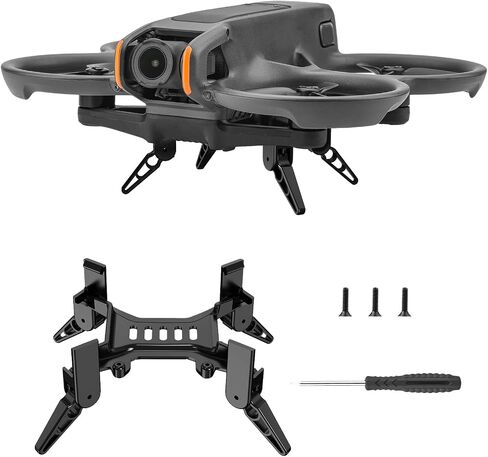 جهاز الهبوط AVATA 2، أرجل الهبوط الممتدة القابلة للطي لـ DJI AVATA 2، ملحقات حماية الطائرة بدون طيار لتمديد الارتفاع in Saudi Arabia