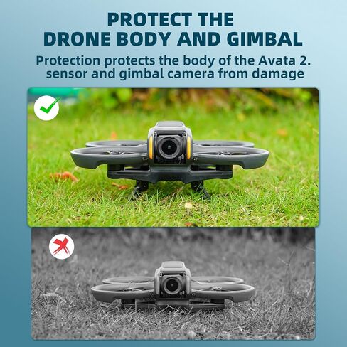 جهاز الهبوط AVATA 2، أرجل الهبوط الممتدة القابلة للطي لـ DJI AVATA 2، ملحقات حماية الطائرة بدون طيار لتمديد الارتفاع in Saudi Arabia