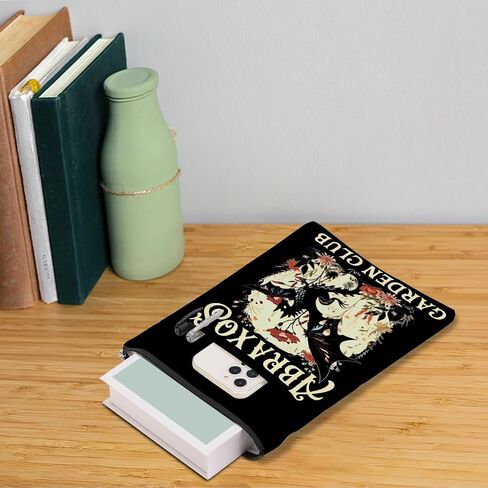 Floral Fantasy Book Sleeve Dragon Gifts Book Cover Fantasy Merch Book Lovers Gifts Book Club Gifts Bookish Gifts Book Protector Book Gifts for Readers Women Bestie Halloween Graduation Birthday Gifts in Saudi Arabia