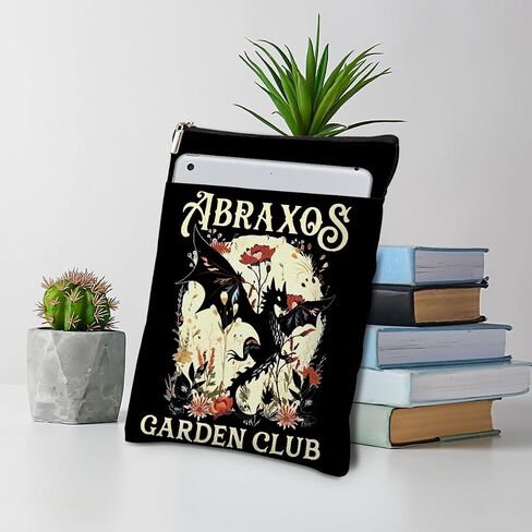 Floral Fantasy Book Sleeve Dragon Gifts Book Cover Fantasy Merch Book Lovers Gifts Book Club Gifts Bookish Gifts Book Protector Book Gifts for Readers Women Bestie Halloween Graduation Birthday Gifts in Saudi Arabia