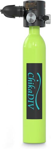 زجاجة غوص صغيرة C300 من تشيكاديف، 5-10 دقائق، زجاجة اكسجين صغيرة للغوص، جهاز تنفس للغوص، معدات غوص، زجاجة مياه قابلة لاعادة التدوير للغوص in Kuwait