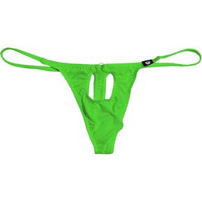 Men's exposed Thong Bulge Enhancing G String Underwear With Scrotal Space