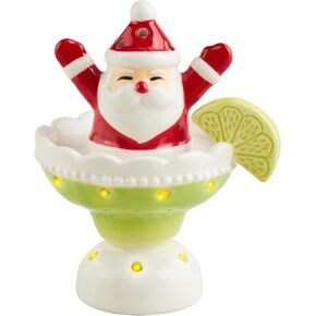 Mud Pie Santa Marg Light Up Table SITTERS, Green
