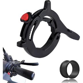 Throttle Cruise Control, Motorcycle Throttle Lock with Silicone Protective Ring, Motorcycle Cruise Control Throttle Clamp, Electric Vehicle Booster Accessories, Motorcycle Accessories Universal (1PCS)