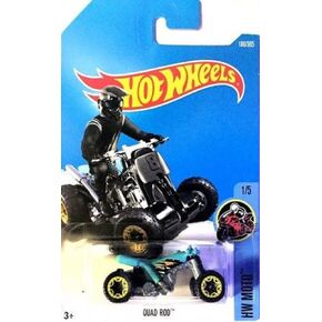 Hot Wheels 2017 HW Moto Quad Rod (ATV) 186/365, Turquoise