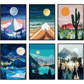 Maximalist Wall Decor -6 pcs 16x20inch, xxl Wall Decor Living Room, Home Decor Living Room, Wall Art Bedroom, Living Room Decor Wall, Posters & Prints