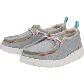 Hey Dude Kids Wendy Perf Neoprene (Toddler) - Shoes for Kids - Fabric Upper - Memory Foam - Elastic Laces
