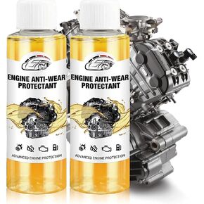 Anti-Wear Engine Treatment Oil Additive, 2pcs Highly Effective Engine Anti-Wear Protectant, Wondeea Engine Anti-Wear Protectant, Transmission Fluid Additive for Car, Noise Reduction and Shaking Cure