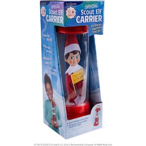 The Elf on the Shelf Scout Elf Carrier The Official Carrier from The North Pole for Scout Elf Family Adventures - Includes 2 Message Tags