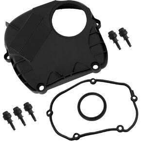 Engine Upper Timing Chain Cover with Gasket Compatible with VW Tiguan Beetle CC Eos Golf GTI Jetta Passat, Audi A3 A4 A5 A6 TT Replaces# 06H103269C 06H103269H