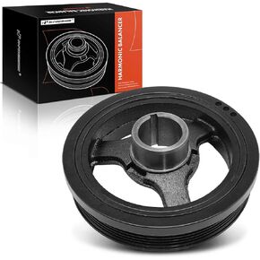 A-Premium Engine Harmonic Balancer Crankshaft Pulley Compatible with Chevrolet Equinox, Malibu, Traverse, Impala & GMC Acadia & Buick & Cadillac & Saab & Pontiac & Saturn, DOHC V6 2.8L 3.0L 3.6L