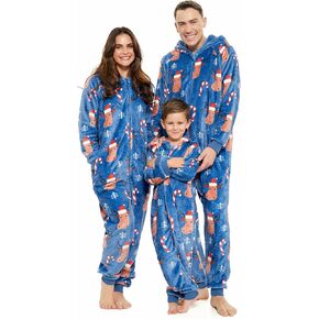 The Big Softy Family Christmas Onesies Adult & Kids - Christmas Onesies Pajamas - Christmas Kid & Adult Onesie Pajamas