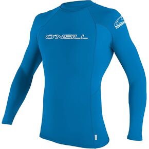 O'Neill Youth Basic Skins UPF 50+ Short Sleeve Rash Guard, White, 14