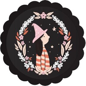 That Witch Halloween Party Plates Disposable Plates, Cake Plates, Dessert Plates, Kids Halloween, Decorations | 8.5" D (8 Pack)