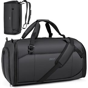 Convertible Garment Bags for Travel - Carry on Garment Duffle Bag with Backpack Straps for Men Women, 4 in 1 Large Travel Duffel Bags with Shoes Compartment Hanging Suit Dress Weekender Bag 3pcs Set