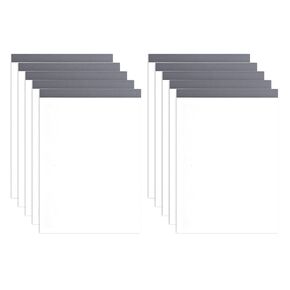 M&G 3x5 Pocket Note Pads, 10 Pack A7 Small Legal Pads 70 Sheets Mini Notepads Writing Pad College Blank Calculus Memo Paper Tablet Kraft Cover for Work Writing Note Taking Math Drawing