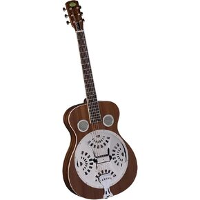 Regal RD-30M Studio Series Roundneck Resophonic Guitar - Natural Mahogany