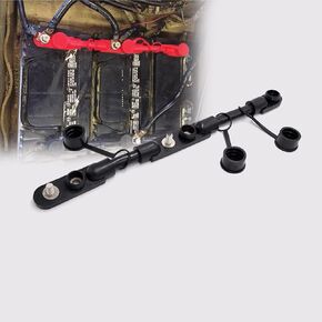 Multi- Overmolded (Black Negative) Group 31 8" 1/0 3 Battery Cable for Truck Marin Boat Yachet RV Caravan Battery Motor Trailer Bus