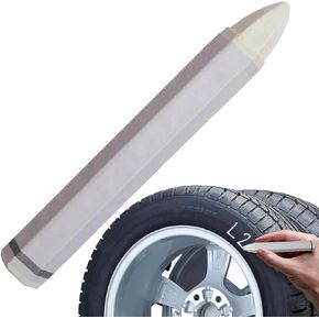 White Car Paint Marker, Car Tire Crayon Marker, Anti-Scratch Tire Marker, Portable Car Paint Pen, Tire Marker Pens for Wood Tire and Metal, Markers and Daubers Painting