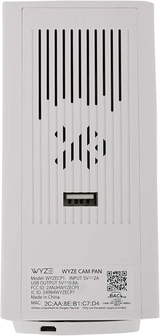 كاميرا Wyze Cam Pan 1080p Pan/Tilt/Zoom كاميرا منزلية ذكية داخلية مع بطاقة MicroSD سعة 32 جيجابايت من Wyze الفئة 10 in Kuwait