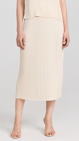 Vince Women's Pleated Straight Pull On Skirt in Saudi Arabia