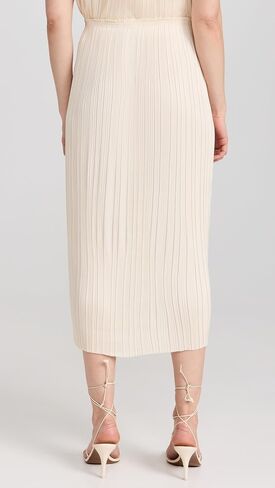 Vince Women's Pleated Straight Pull On Skirt in Saudi Arabia