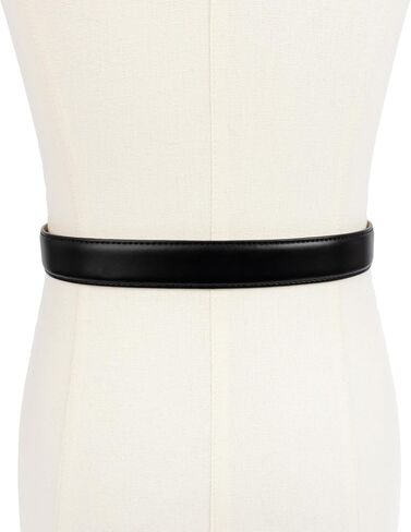 kate spade new york Women's 25mm Asymmetrical Buckle, Leather Belt Accessory with Gold Hardware in Saudi Arabia
