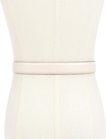 kate spade new york Women's 25mm Asymmetrical Buckle, Leather Belt Accessory with Gold Hardware in Saudi Arabia