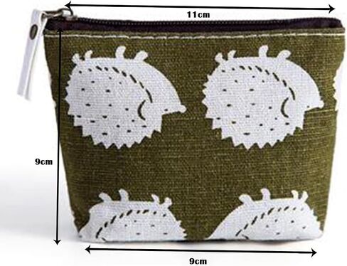 Quickun Coin Purse, Zipper Change Purse Small Zipper Pouch in Saudi Arabia