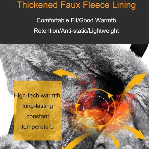 PURCHAWEE Men's Winter Warm Leather Snow Boots,Good Arch Non-slip Hiking Outdoor Camping Trekking Backpacking Shoes Cotton Shoes in Saudi Arabia