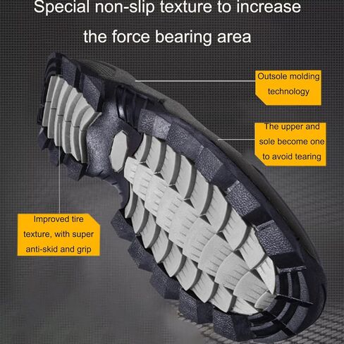 PURCHAWEE Men's Winter Warm Leather Snow Boots,Good Arch Non-slip Hiking Outdoor Camping Trekking Backpacking Shoes Cotton Shoes in Saudi Arabia