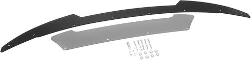 Venom V2 Series Rear Wickerbill Spoiler for Dodge Charger 2015-2023 SRT Scat Pack Hellcat Daytona -2 قطعة إضافية على نمط Wicker Bill Spoiler مع أداة RivNut، أسود لامع in Kuwait