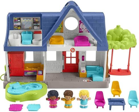 Fisher-Price Little People Toddler Learning Toy Friends Together Play House Set with Smart Stages for Pretend Play Kids Ages 1+ Years​ in Saudi Arabia
