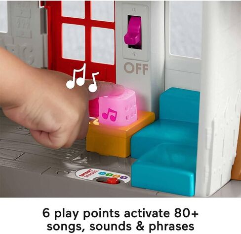 Fisher-Price Little People Toddler Learning Toy Friends Together Play House Set with Smart Stages for Pretend Play Kids Ages 1+ Years​ in Saudi Arabia