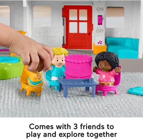 Fisher-Price Little People Toddler Learning Toy Friends Together Play House Set with Smart Stages for Pretend Play Kids Ages 1+ Years​ in Saudi Arabia