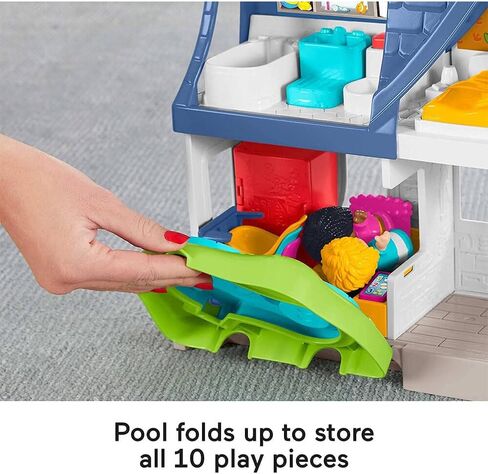 Fisher-Price Little People Toddler Learning Toy Friends Together Play House Set with Smart Stages for Pretend Play Kids Ages 1+ Years​ in Saudi Arabia