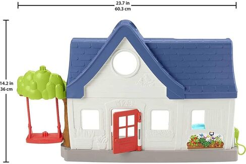 Fisher-Price Little People Toddler Learning Toy Friends Together Play House Set with Smart Stages for Pretend Play Kids Ages 1+ Years​ in Saudi Arabia
